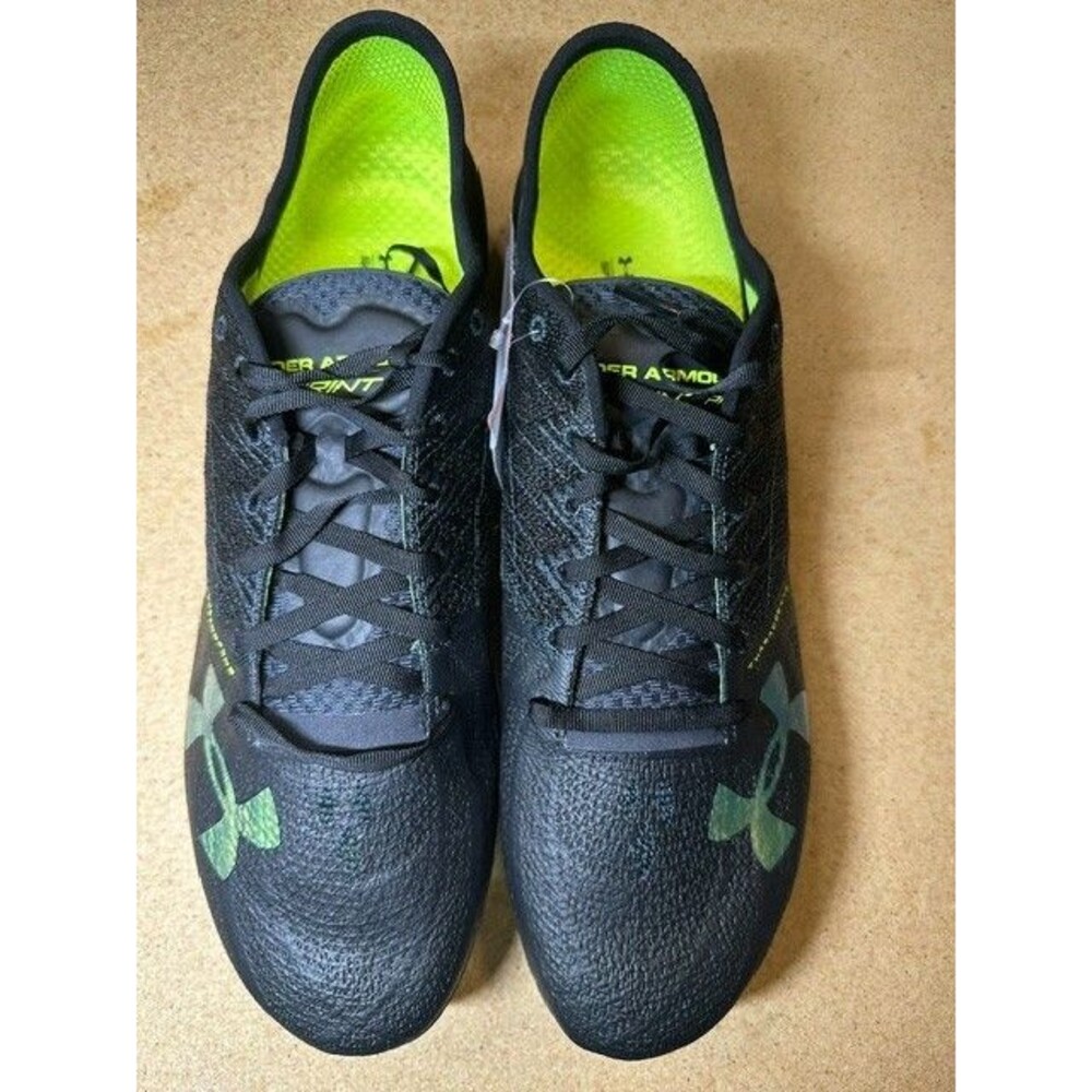 NWOB Under Armour SpeedForm Sprint 2 Track Spikes Mens Sz 13 Black 3000019-001